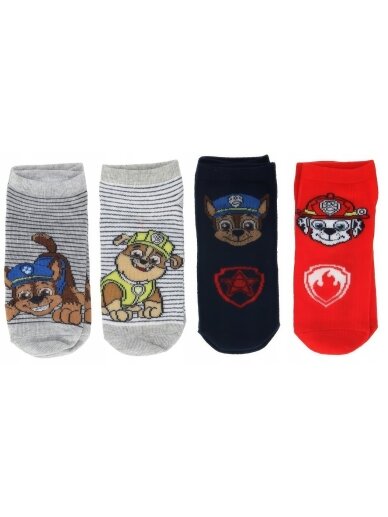 4 poros kojinių Paw Patrol