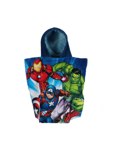 Avengers paplūdimio pončas su gobtuvu 4770D33 Avengers paplūdimio pončas su gobtuvu 4770D33