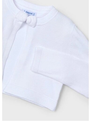 Baltas Mayoral bolero tipo megztinis 321 Blanco 1 Baltas Mayoral bolero tipo megztinis 321 Blanco 1