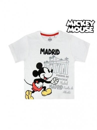 Balti marškinėliai Mickey - Madrid 1601D91