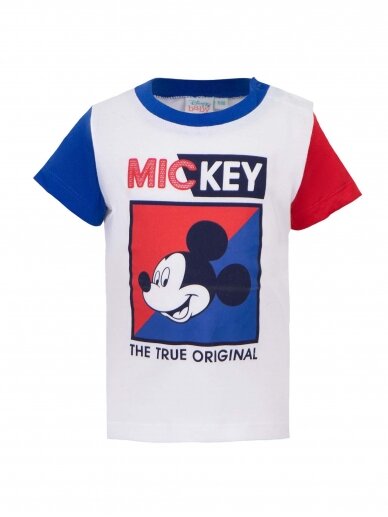 Balti marškinėliai Mickey Mouse 3103D90 Balti marškinėliai Mickey Mouse 3103D90