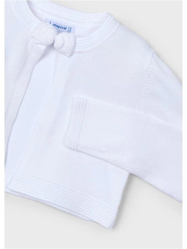 Baltas Mayoral bolero tipo megztinis 321 Blanco 1 Baltas Mayoral bolero tipo megztinis 321 Blanco 1
