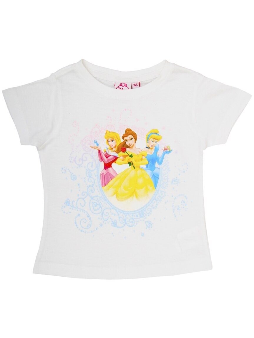 Balti marškinėliai DISNEY PRINCESSES 0361D060 Balti marškinėliai DISNEY PRINCESSES 0361D060