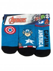 Captain America kojinių rinkinys, 3 poros 1989D46