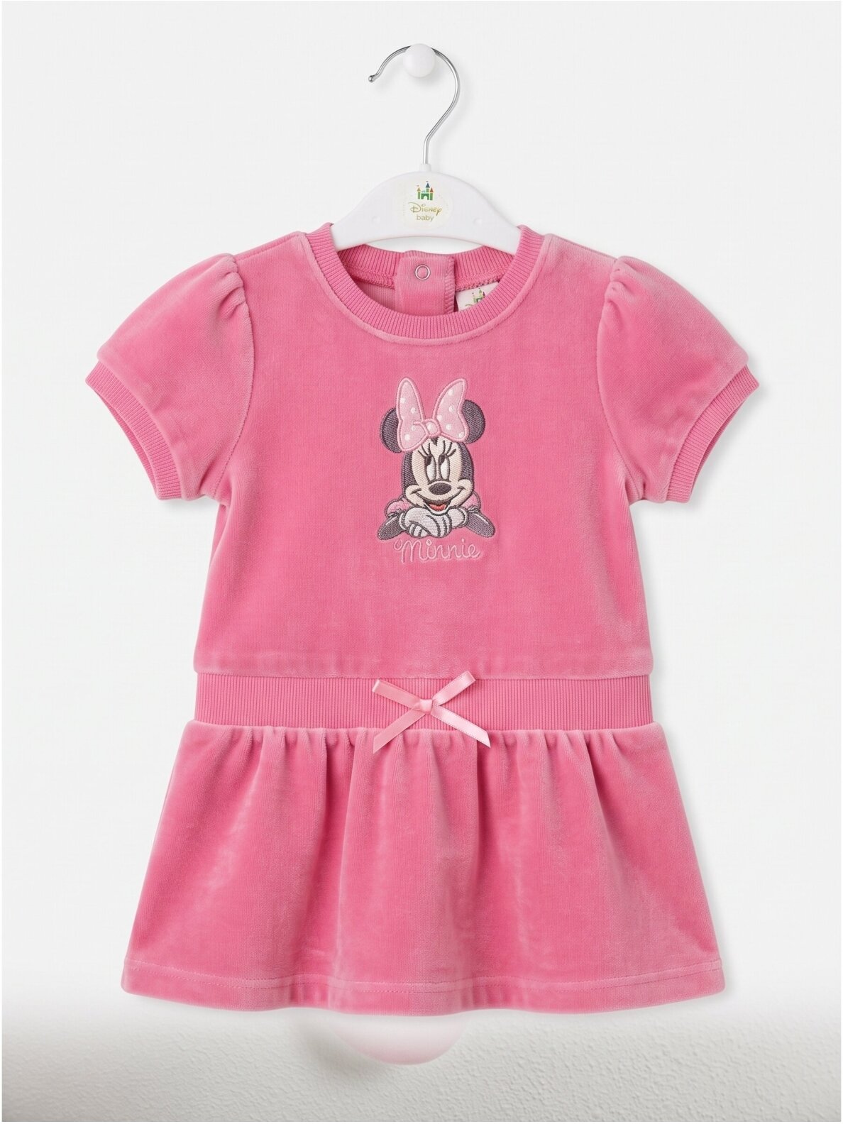 Disney Baby rožinė suknelė su Minnie Mouse