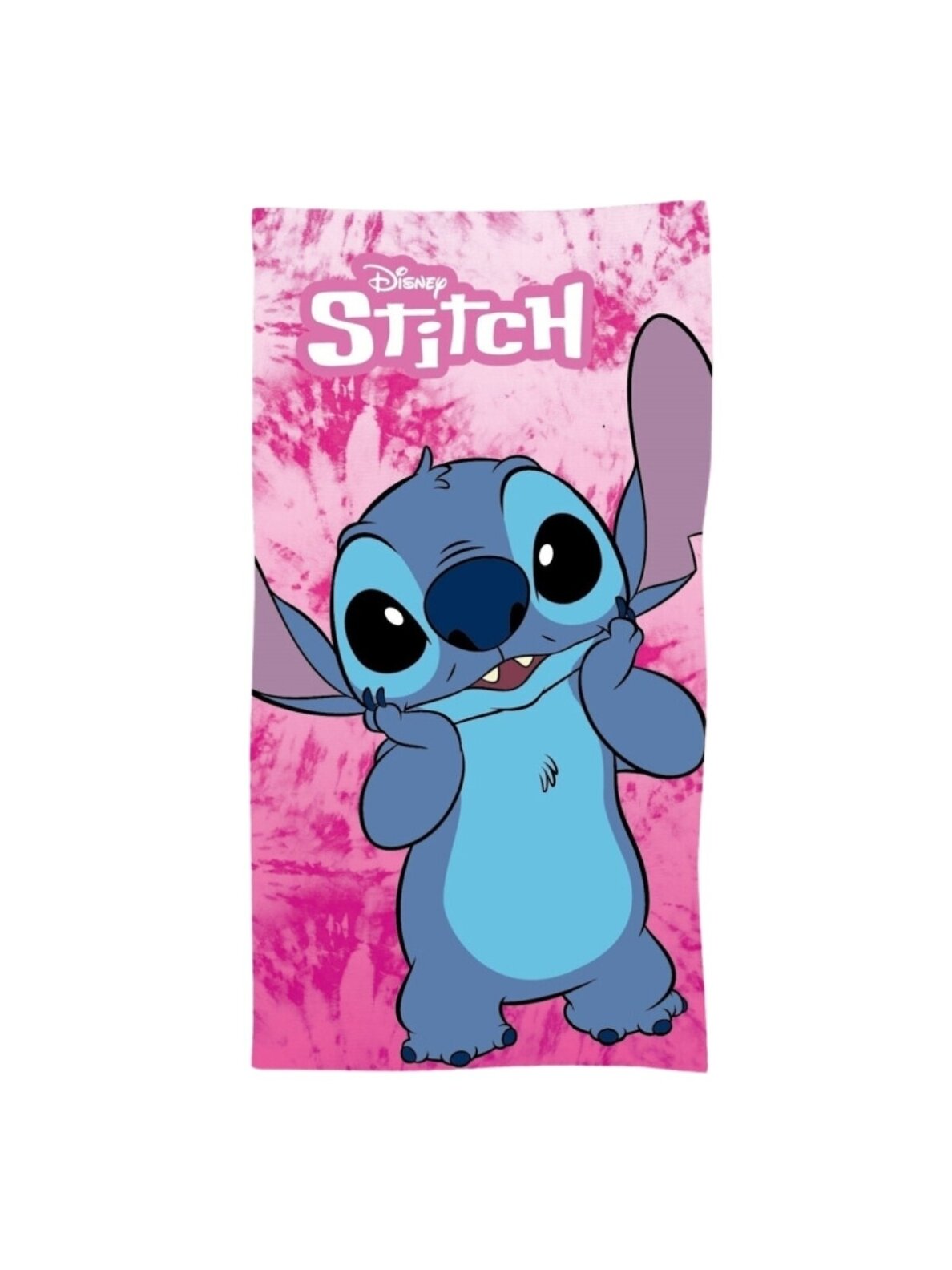 Disney Stitch rožinis rankšluostis 70x140 cm 4761D124-1