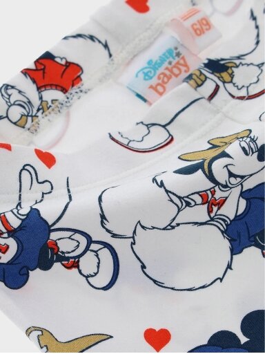 Disney Baby baltos tamprės su Minnie Mouse raštu