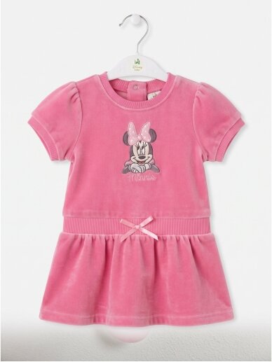 Disney Baby rožinė suknelė su Minnie Mouse Disney Baby rožinė suknelė su Minnie Mouse