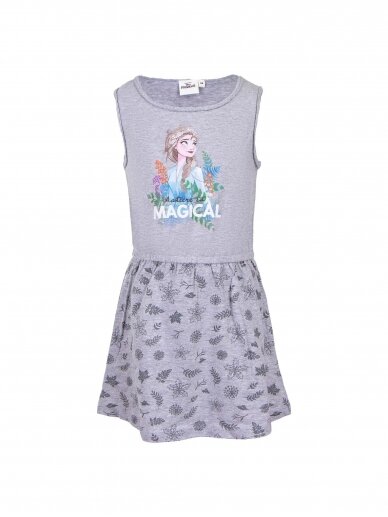 Disney Frozen pilka suknelė 1742D98 Disney Frozen pilka suknelė 1742D98