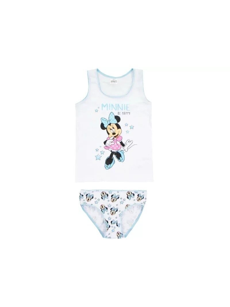 Disney Minnie White apatinio trikotažo komplektas 5148D2 Disney Minnie White apatinio trikotažo komplektas 5148D2