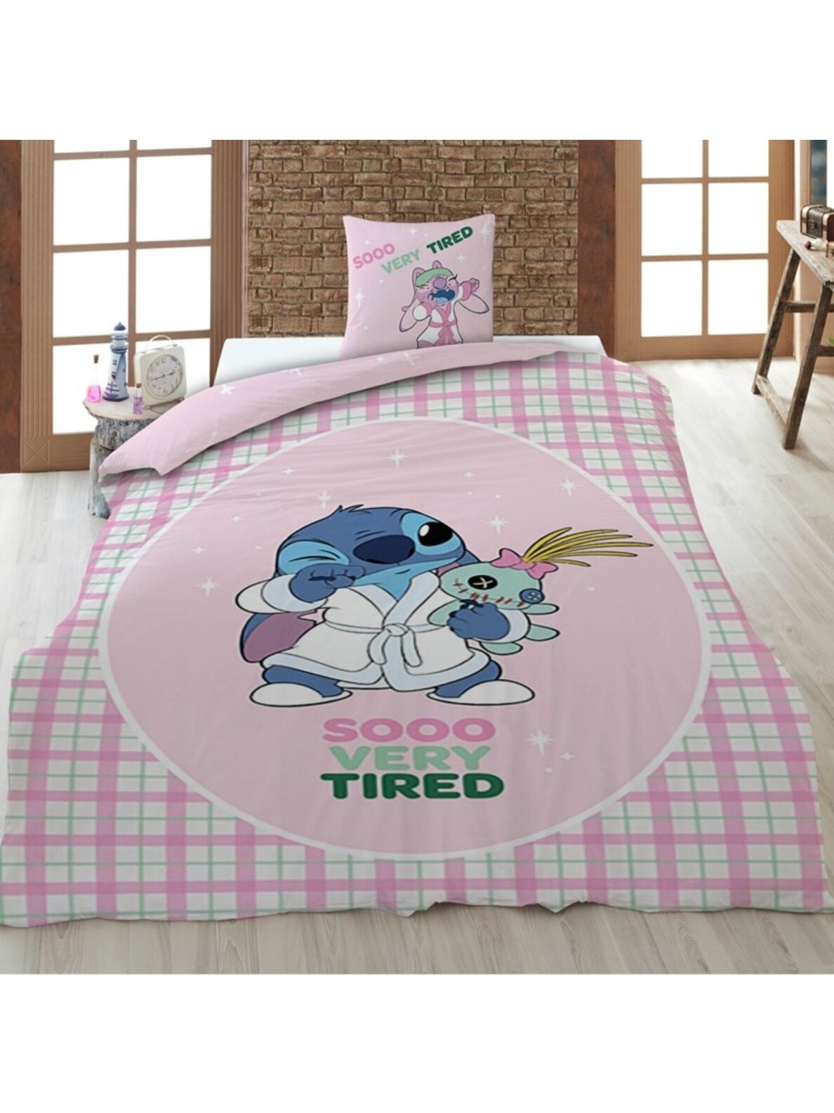 Dryžuotas patalynės komplektas Lilo & Stitch 4781D136-1 1 Dryžuotas patalynės komplektas Lilo & Stitch 4781D136-1 1