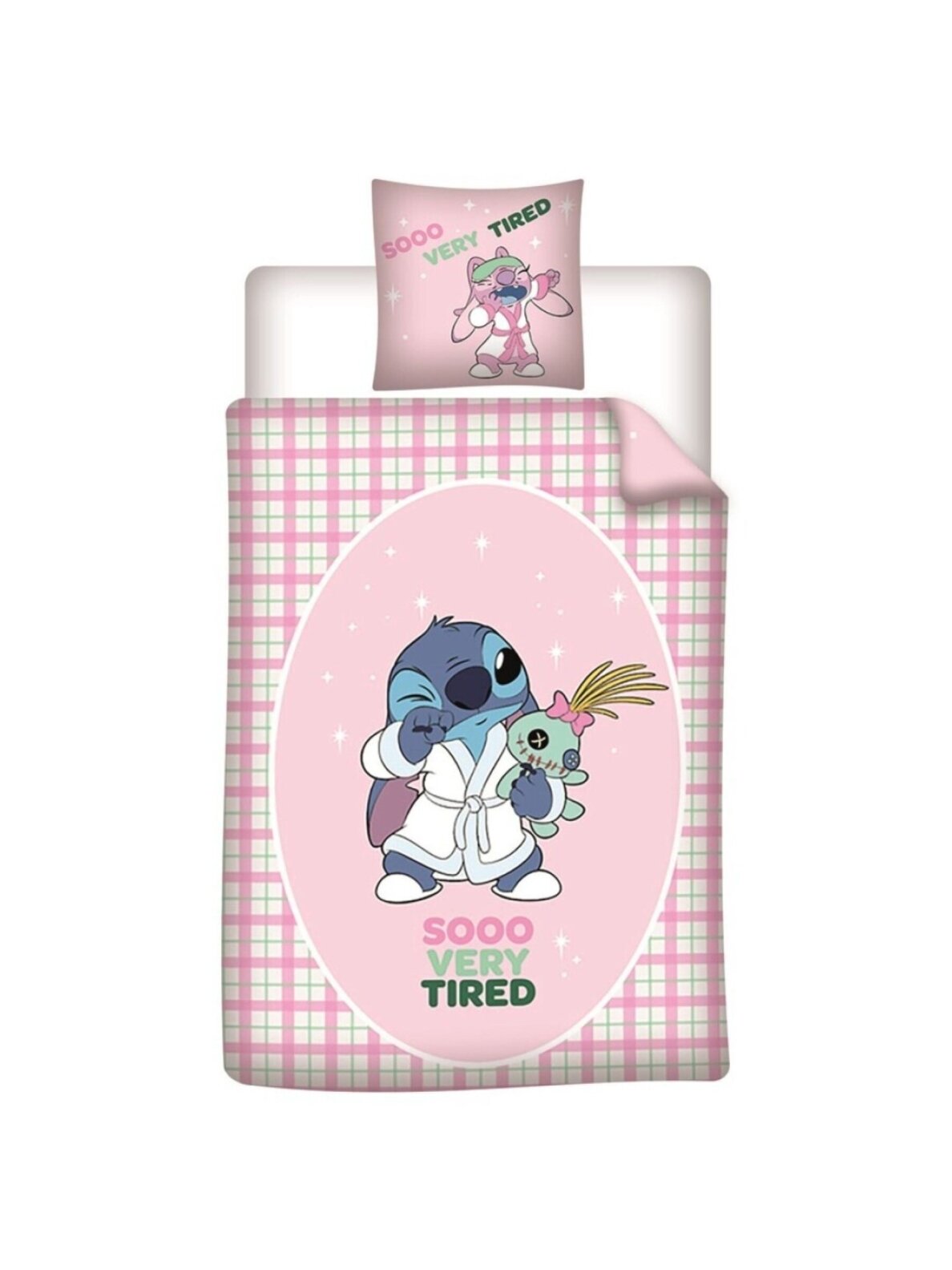 Dryžuotas patalynės komplektas Lilo & Stitch 4781D136-1 Dryžuotas patalynės komplektas Lilo & Stitch 4781D136-1