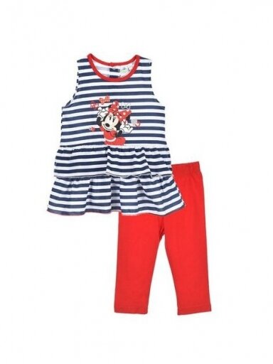 Dryžuota suknelė ir tamprės MINNIE MOUSE 1174D241