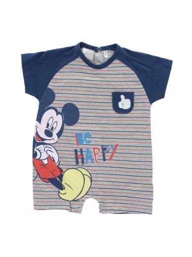 Dryžuotas smėlinukas Mickey Mouse - Be Happy 3197D224 Dryžuotas smėlinukas Mickey Mouse - Be Happy 3197D224