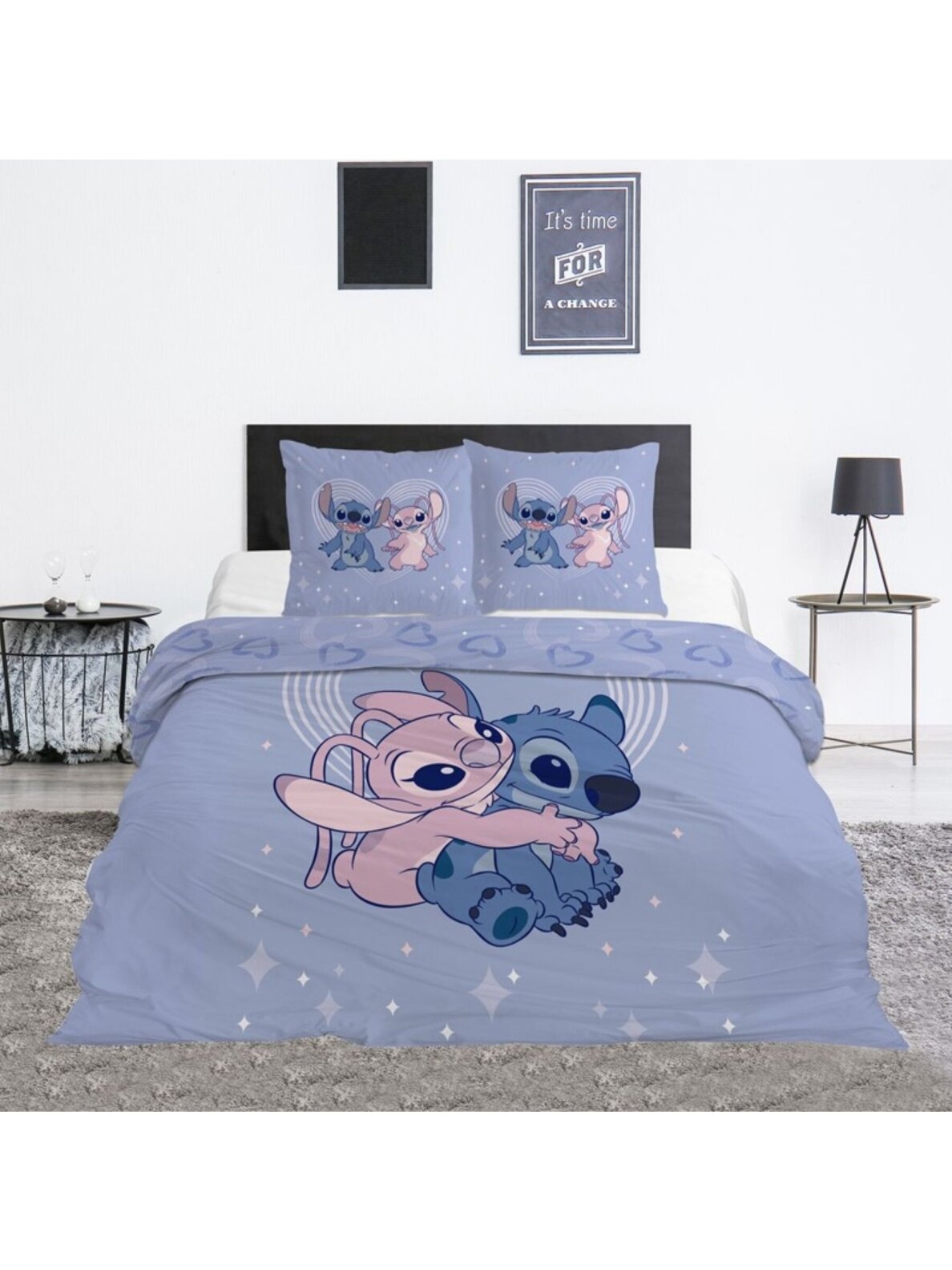 Dvigulis patalynės komplektas Lilo and Stitch 4796D68 1