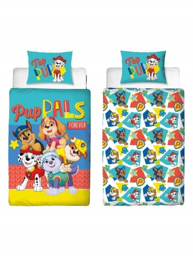 Dvipusis patalynės komplektas Paw Patrol Pup Pals Forever 2933D286