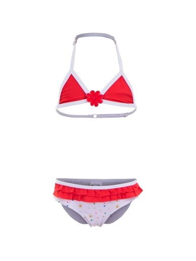 Dviejų dalių bikinio maudymosi kostiumėlis Peppa Pig Red 4591D100-1 Dviejų dalių bikinio maudymosi kostiumėlis Peppa Pig Red 4591D100-1