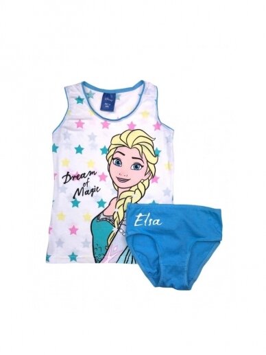 Frozen apatinės kelnaitės ir marškinėliai Elsa 1230D011 1