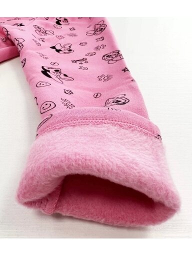 Fuksijų spalvos pašiltintos tamprės Minnie 3425D255