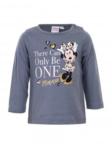 Grafito spalvos marškinėliai Minnie Mouse 3157D125