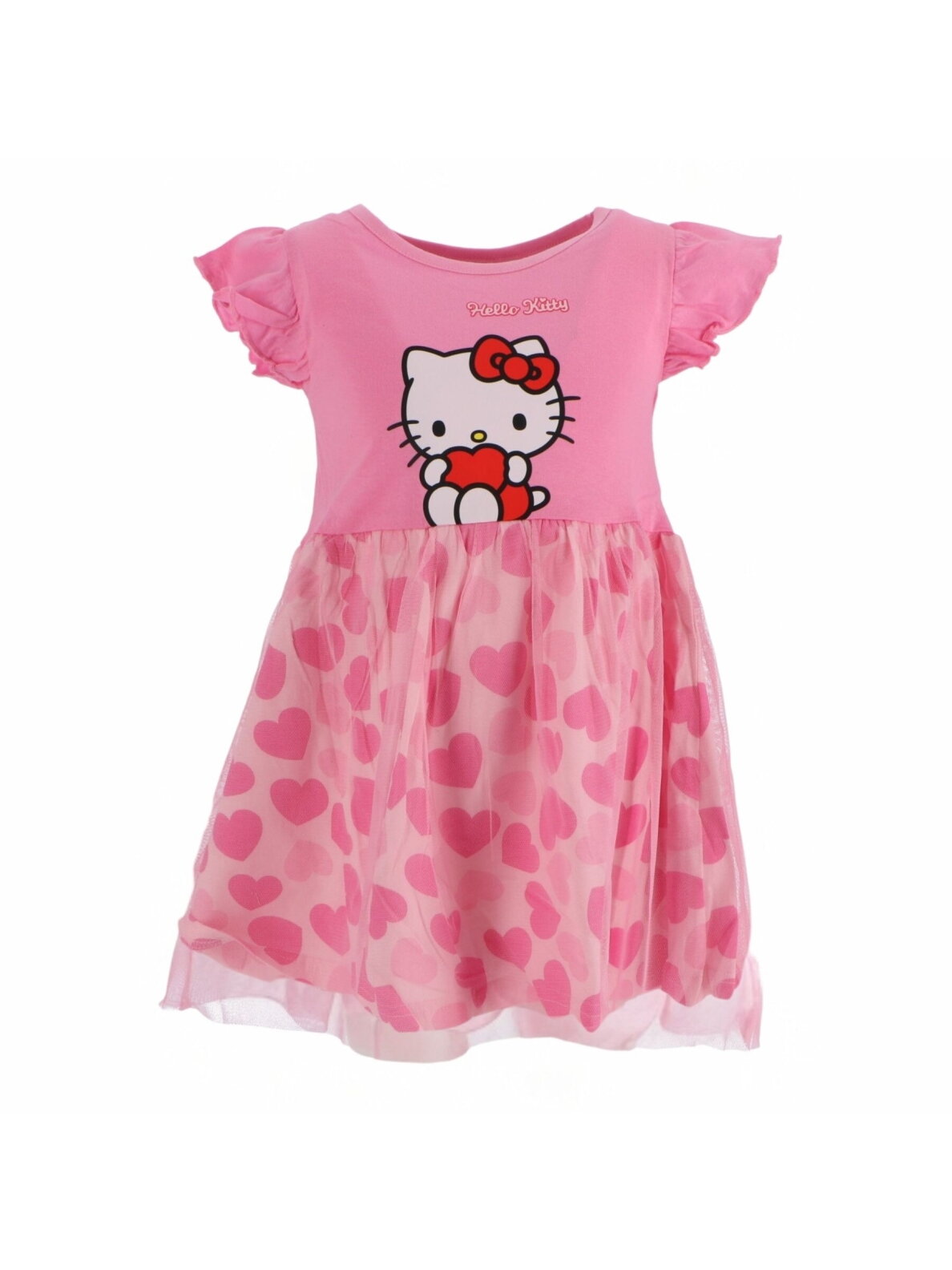 „Hello Kitty“ suknelė su tiulio sijonu