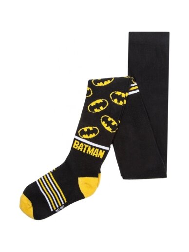 Juodos vaikiškos pėdkelnės Batman Juodos vaikiškos pėdkelnės Batman