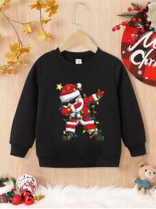 Kalėdinis juodas džemperis 2722D224