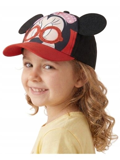 Kepurė su snapeliu Minnie Mouse 3D Red D4 1 Kepurė su snapeliu Minnie Mouse 3D Red D4 1
