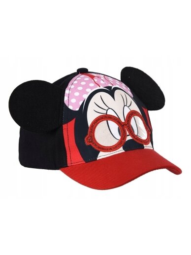 Kepurė su snapeliu Minnie Mouse 3D Red D4