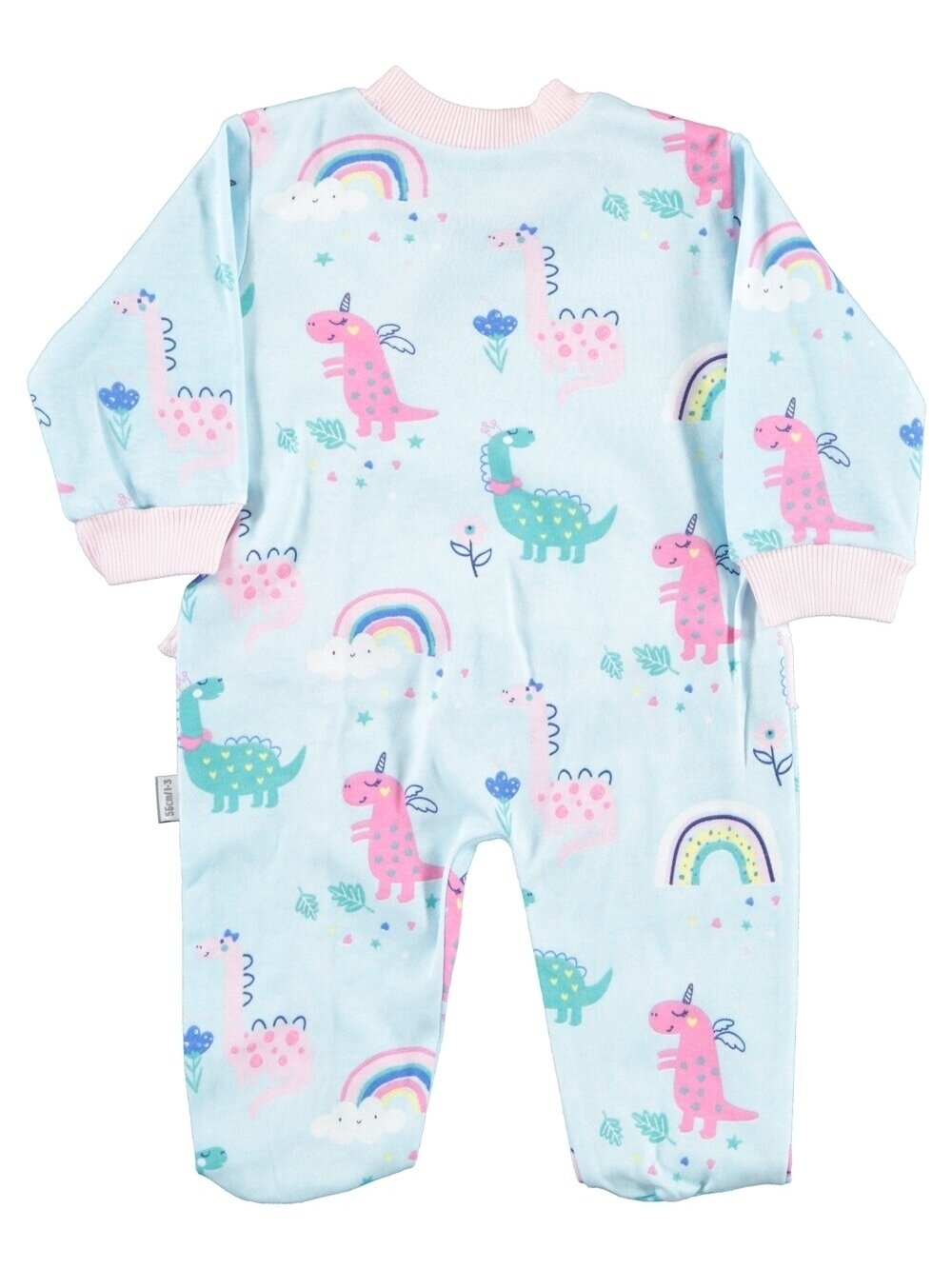Kombinezonas mergaitei Dinozaurai Pink 1 Kombinezonas mergaitei Dinozaurai Pink 1