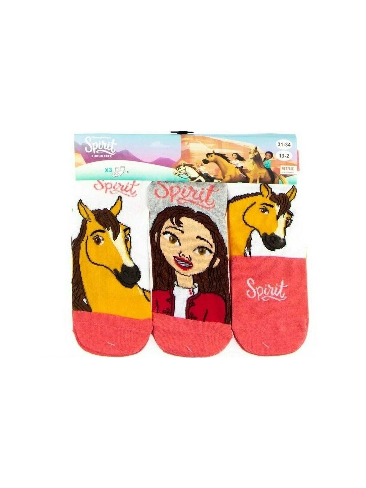 Kojinių rinkinys Spirit Riding Free, 3 poros