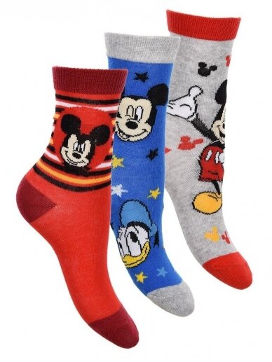 Kojinių rinkinys Mickey Mouse , 3 poros, 1171D240 Kojinių rinkinys Mickey Mouse , 3 poros, 1171D240