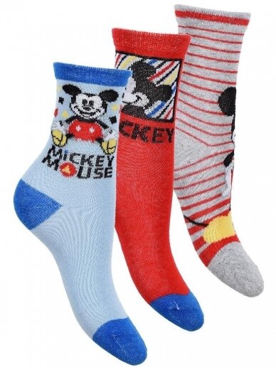 Kojinių rinkinys Mickey Mouse , 3 poros, 1172D240 Kojinių rinkinys Mickey Mouse , 3 poros, 1172D240