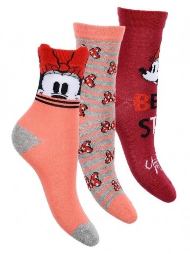 Kojinių rinkinys MINNIE MOUSE , 3 poros, 1170D239 Kojinių rinkinys MINNIE MOUSE , 3 poros, 1170D239