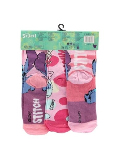 Lilo & Stitch Pink kojinių komplektas, 3 poros 5177D27 1