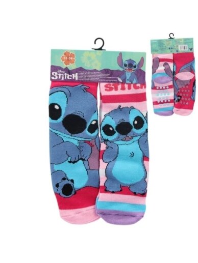 Lilo & Stitch Pink neslystančių kojinių komplektas 5178D22 Lilo & Stitch Pink neslystančių kojinių komplektas 5178D22