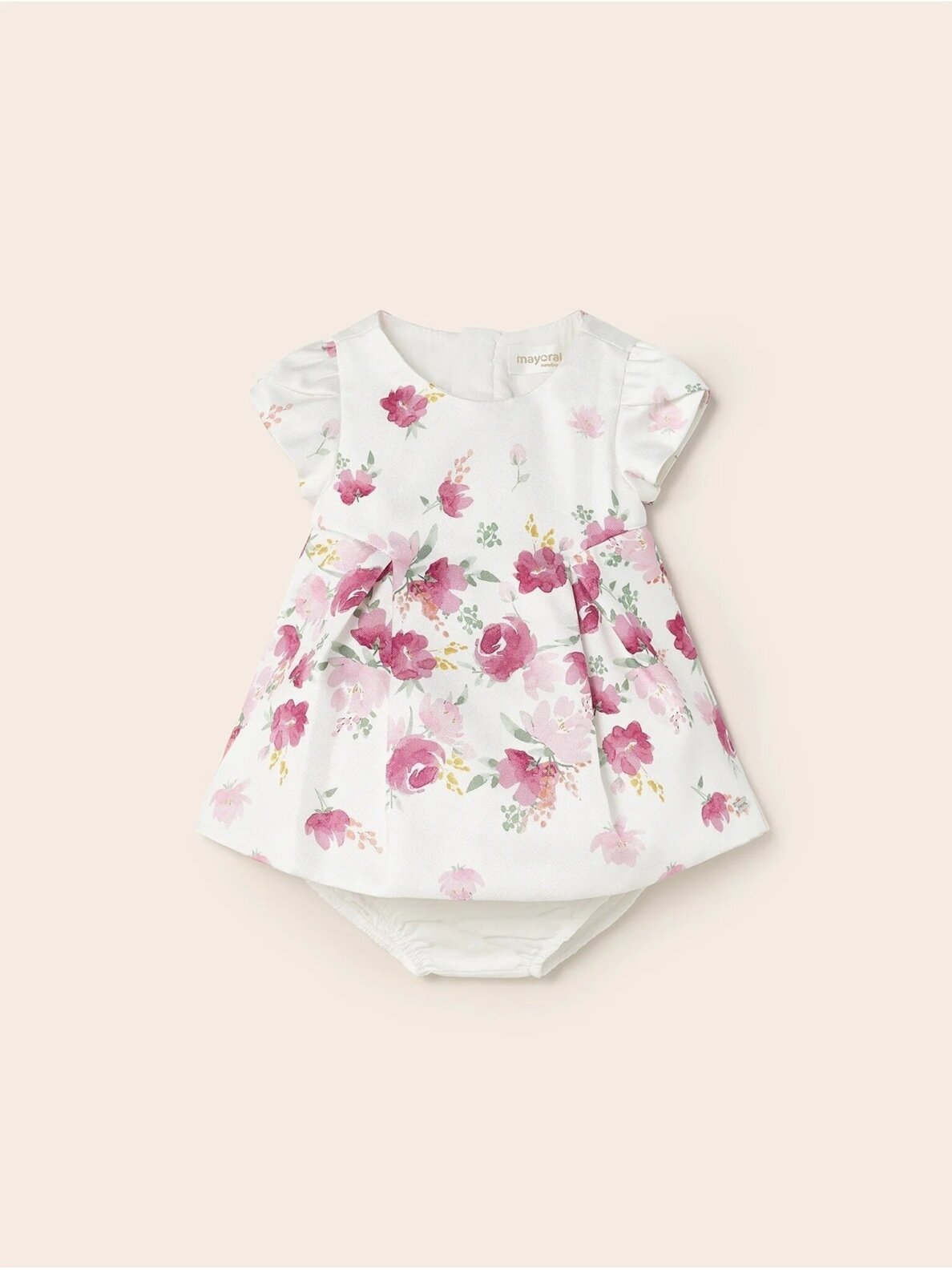 Mayoral suknelė su gėlių raštu ir kelnaitėmis
