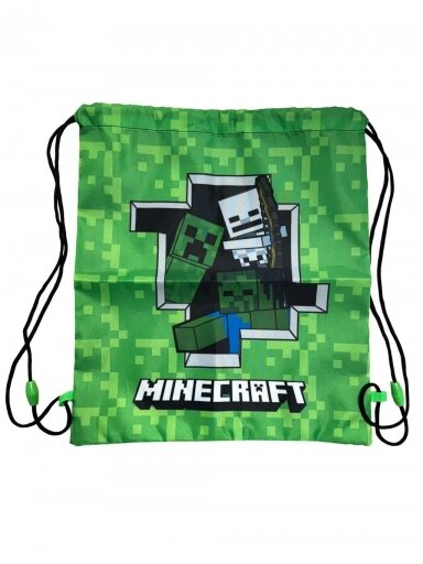 Maišelis sportinei aprangai Minecraft Creeper 3573D44