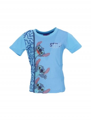 Marškinėliai trumpomis rankovėmis Lilo & Stitch Blue 3653D46