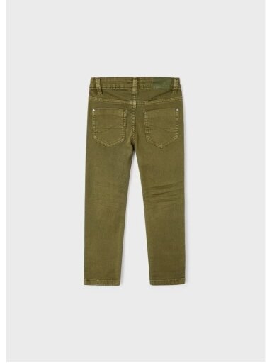 Mayoral alyvuogių spalvos „Skinny fit“ kelnės berniukui 4526D182