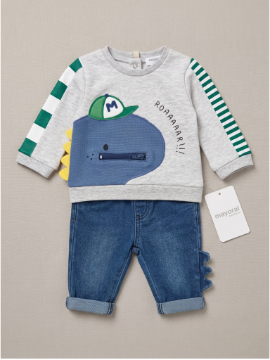 Mayoral kostiumėlis naujagimiui 1514 Denim