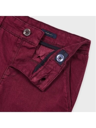 Mayoral bordo spalvos „Chino“ stiliaus kelnės 4970D249 3