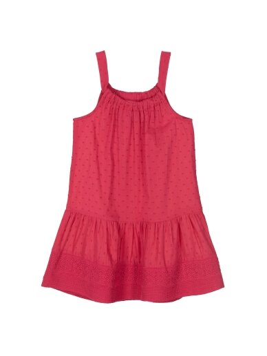 Mayoral hibisko spalvos vasarinė suknelė 4616D162 1 Mayoral hibisko spalvos vasarinė suknelė 4616D162 1