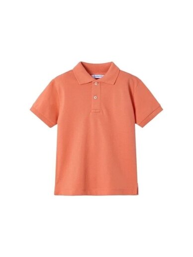 Mayoral klasikiniai oranžiniai polo marškinėliai berniukui 4563D190 3 Mayoral klasikiniai oranžiniai polo marškinėliai berniukui 4563D190 3