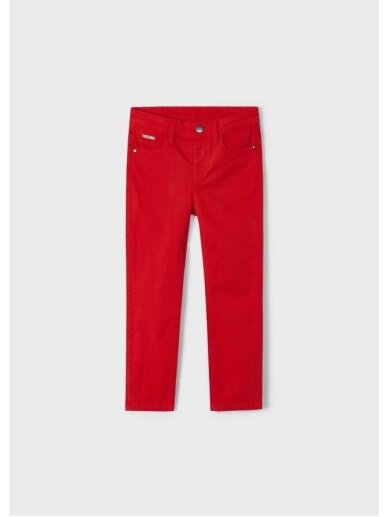 Mayoral raudonos kelnės iš tvarios medvilnės 4686D116-1 Mayoral raudonos kelnės iš tvarios medvilnės 4686D116-1