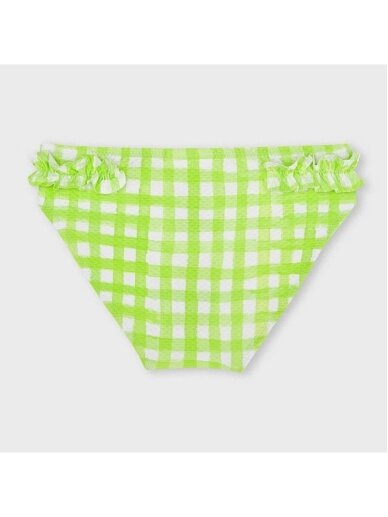 Mayoral žalias languotas bikini su raukiniais 5008D296 2