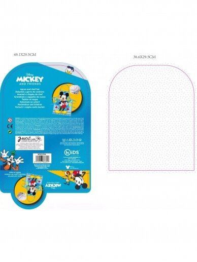 Mažojo virtuvės šefo rinkinys Disney Mickey 2373D95 1