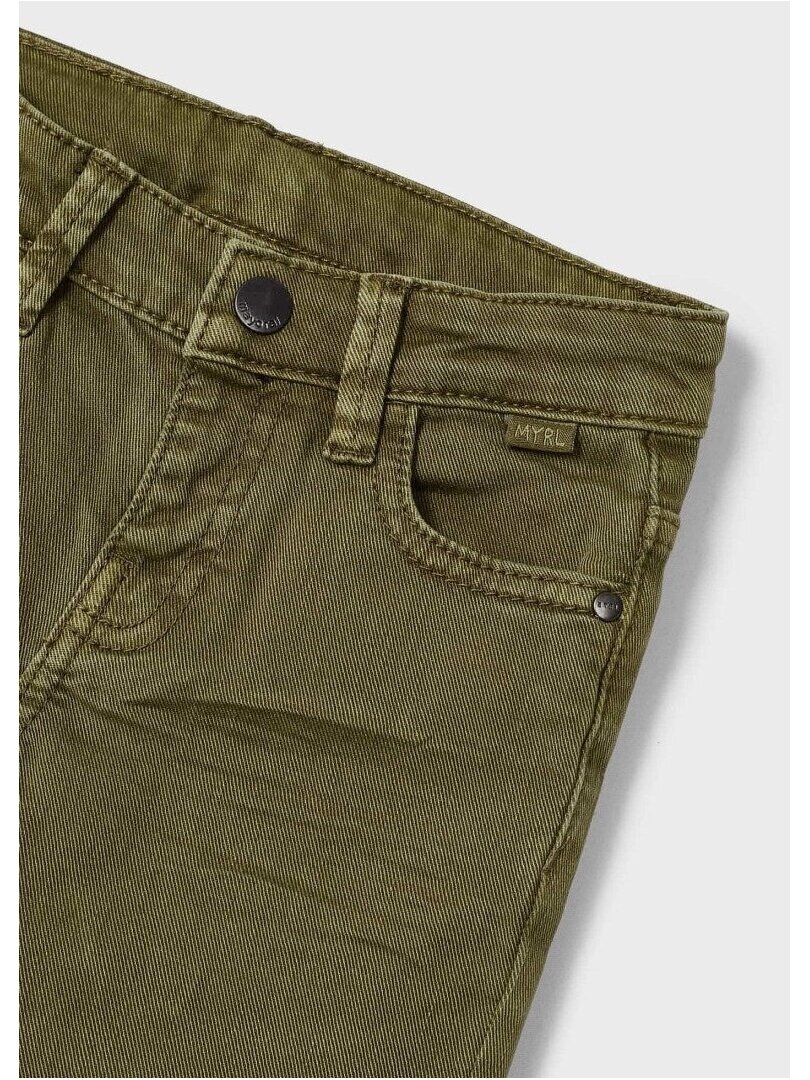 Mayoral alyvuogių spalvos „Skinny fit“ kelnės berniukui 4526D182 2