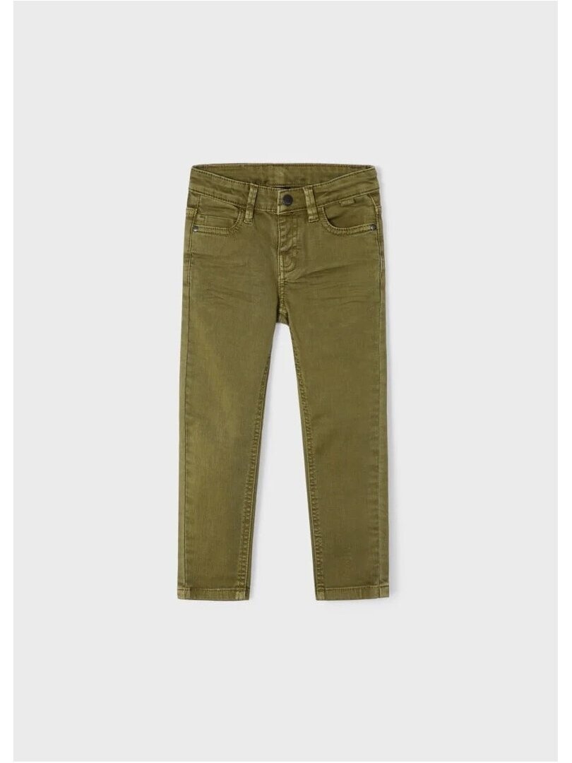 Mayoral alyvuogių spalvos „Skinny fit“ kelnės berniukui 4526D182 3