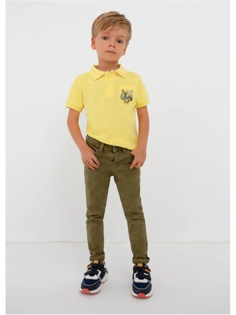 Mayoral alyvuogių spalvos „Skinny fit“ kelnės berniukui 4526D182